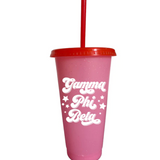 Sorority Glitter Color Changing Cup