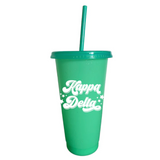 Sorority Glitter Color Changing Cup