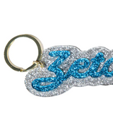 Sorority Glitter Keychain