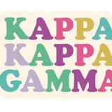 Greek Multi Color Decal