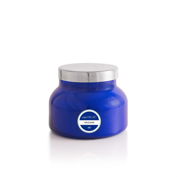 VOLCANO SIGNATURE BLUE JAR, 19 OZ