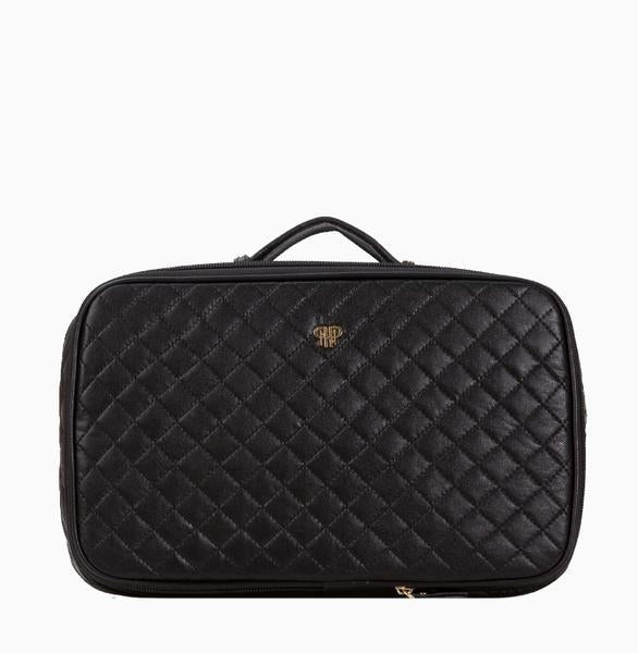 Amour Travel Case, Timeless Black Quilted