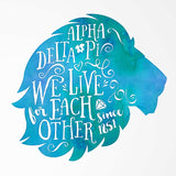 Sorority Watercolor Print