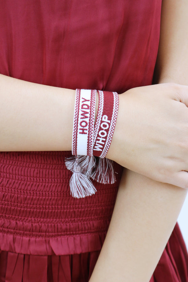 Gameday Custom Tassel Bracelet