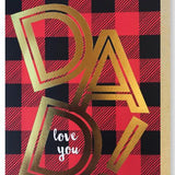 Dad! Plaid Card