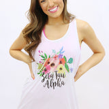 Greek Floral Tank