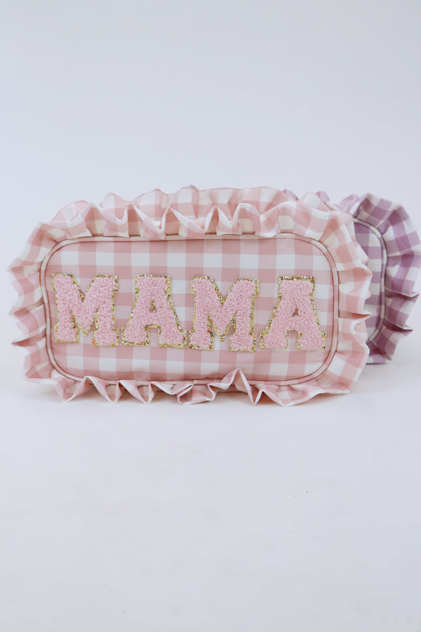 Medium Gingham Pouch