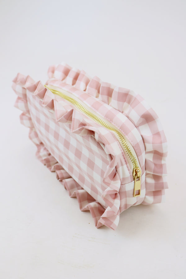 Medium Gingham Pouch