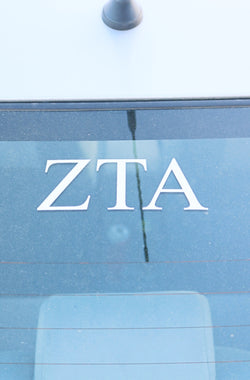 Sorority Horizontal Vinyl Decal