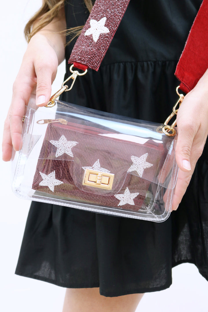 Stars Beaded Privacy Pouch