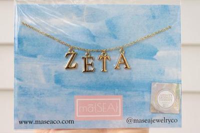 Sorority Letter Necklace