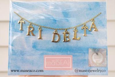Sorority Letter Necklace