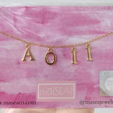 Sorority Letter Necklace