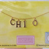 Sorority Letter Necklace