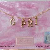 Sorority Letter Necklace
