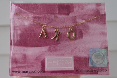 Sorority Letter Necklace