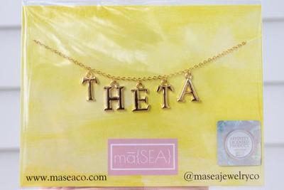 Sorority Letter Necklace