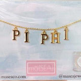 Sorority Letter Necklace
