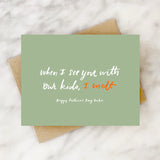 I Melt Fathers Day Card