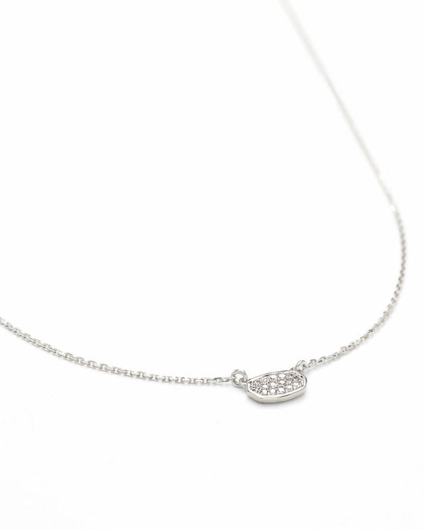 Marisa 14k White Gold Necklace in White Diamond