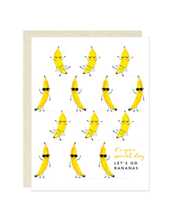 Lets Go Bananas Card