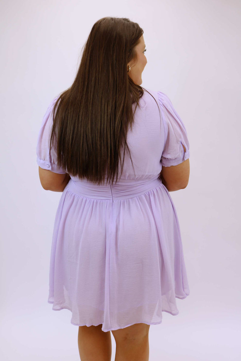 Lavish In Lilac Dress, Curvy