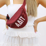 Maroon Sorority Fanny Pack