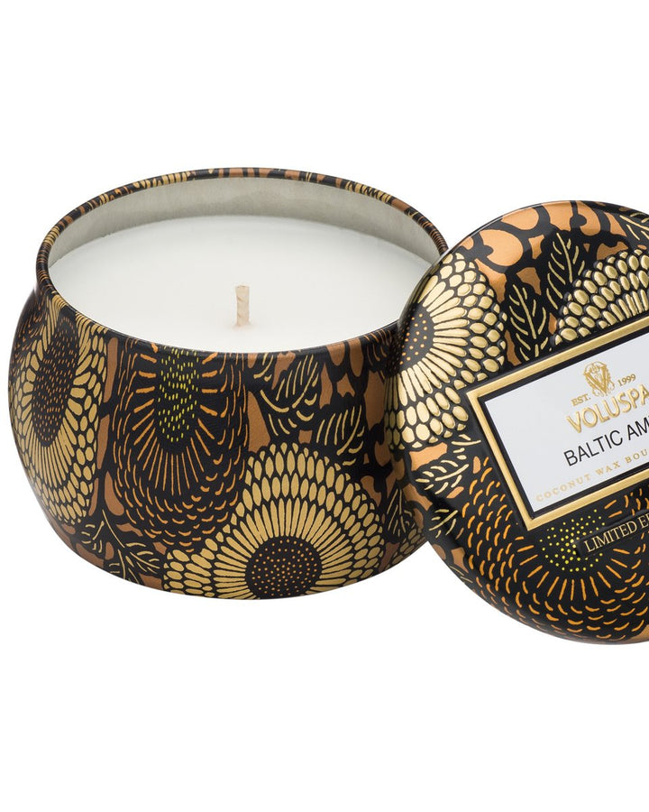 Baltic Amber Mini Tin Candle