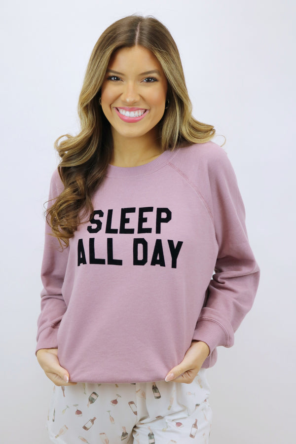 Party Girl Sommers Sweatshirt, Elderberry