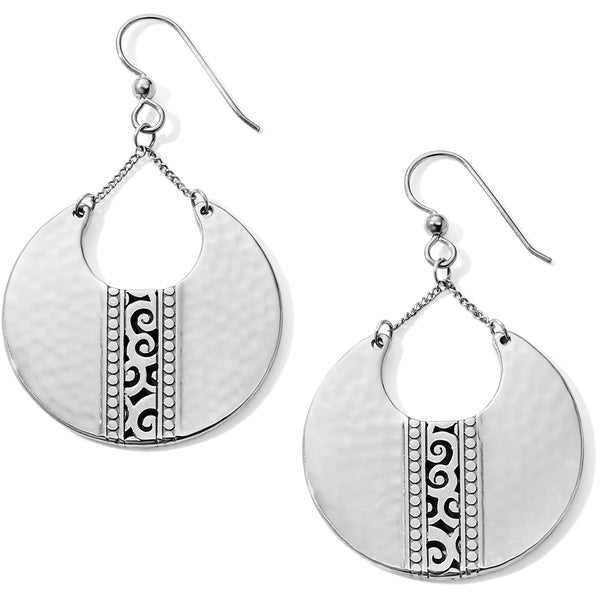 Mingle Disc Large French Wire Earrings