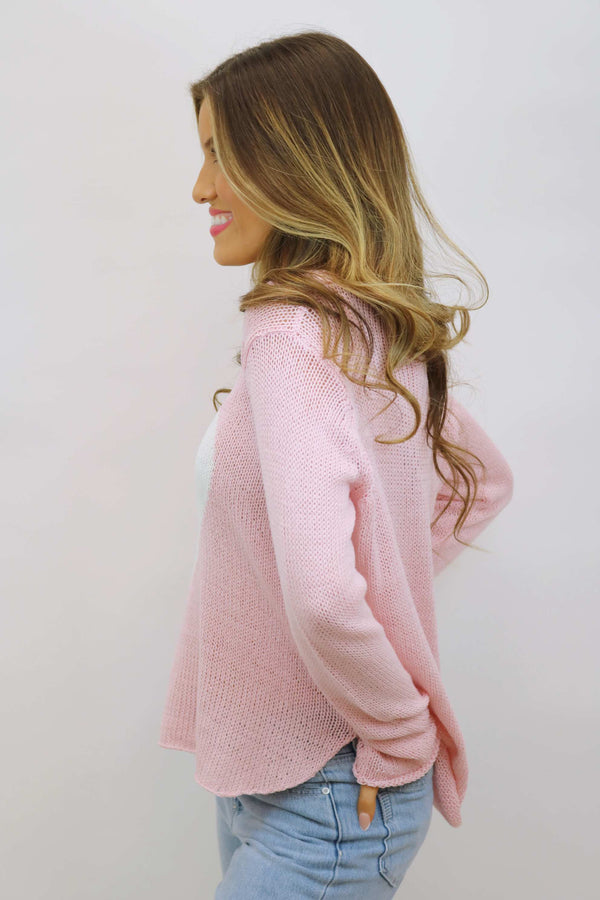Audrey Top, Pink Conch