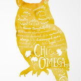 Sorority Watercolor Print